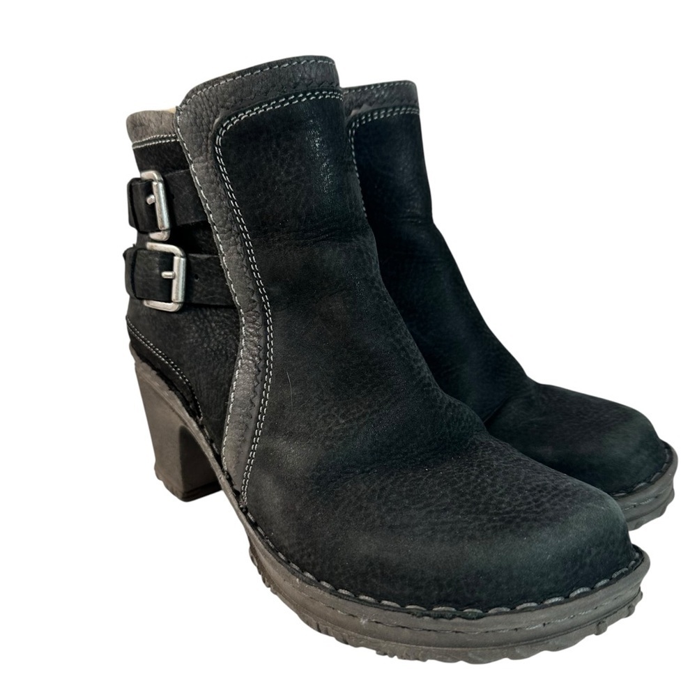 Josef Seibel Black Faux Fur Winter Boots Women’s Size 7 Euro 38 AnkleBootCore